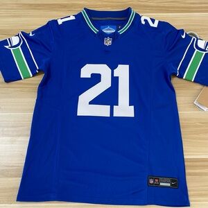 😎Devon Witherspoon Stitched Vapor Royal Jersey🤗